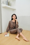 Bộ linen dài tay cổ tròn GK78